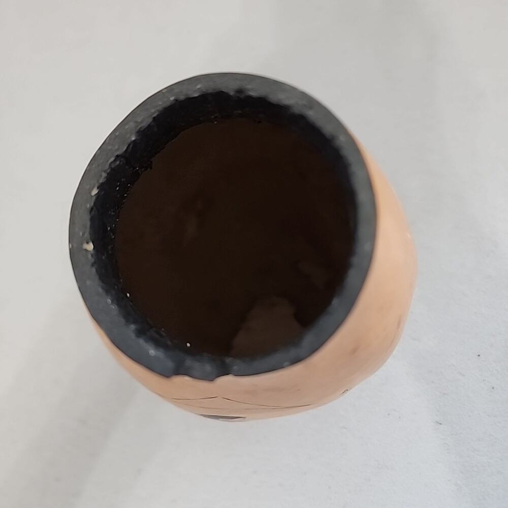 2004 SIGNED Southwestern Art Gourd Vase Painted Handmade Joan Mitchell KS - Picture 7 of 9